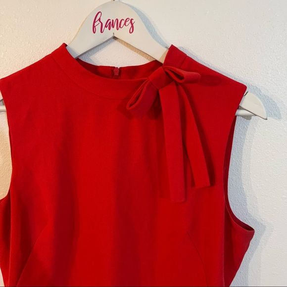 Maggy London Red Midi Dress - Picture 2 of 13